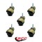 Service Caster 2 Inch Antique Brass Hooded 5/16 Inch Threaded Stem Ball Caster SCC, 5PK SCC-TS01S20-POS-WA-516-5 - alternate 3